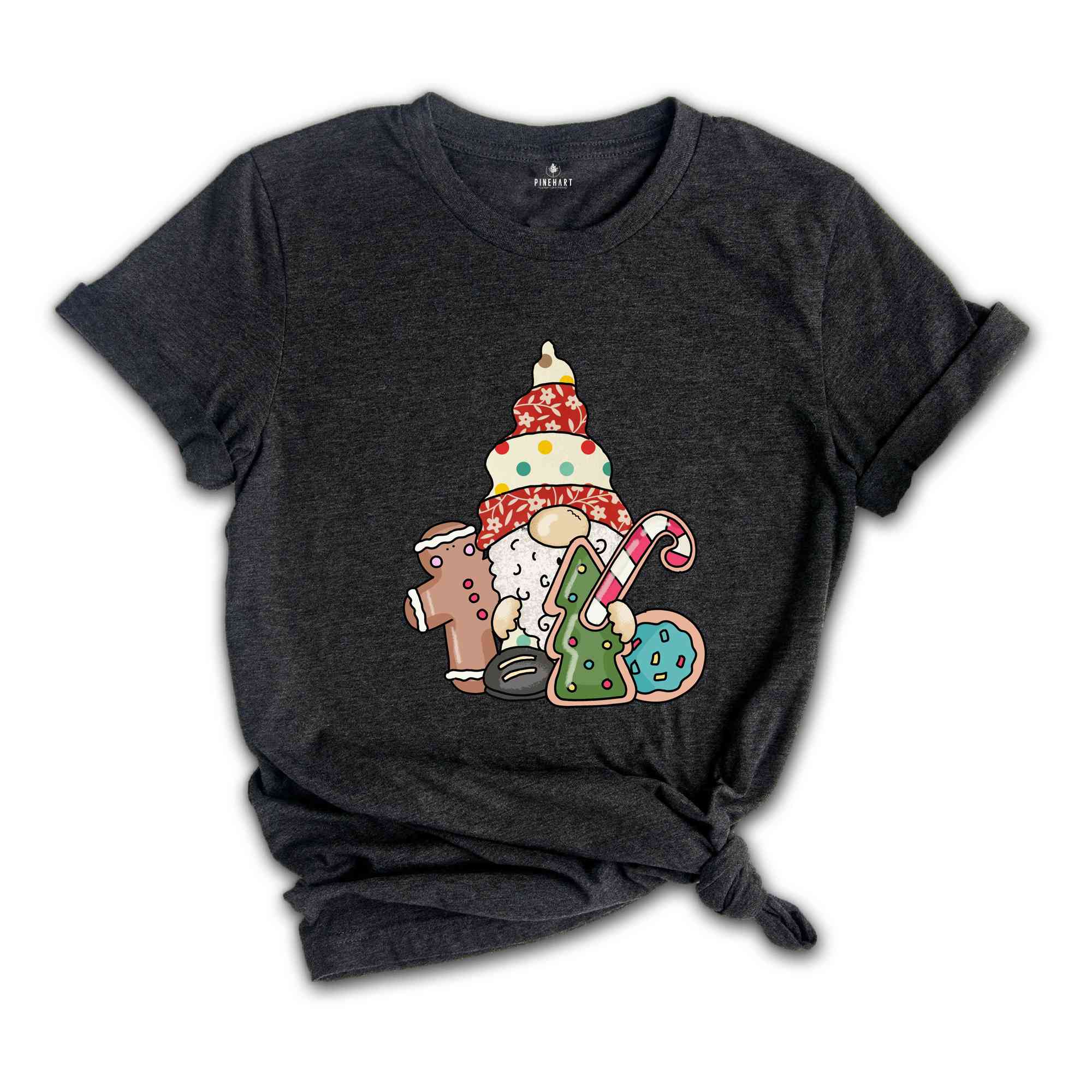 Gnomes Christmas Cookie Shirt, Holiday T-Shirt, Christmas Gift, Cute Christmas Tee, Gnome Cookie Baker Clothes, Gift for Christmas