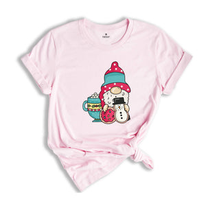 Gnomes Christmas Cookie Shirt, Holiday T-Shirt, Christmas Gift, Cute Christmas Tee, Gnome Cookie Baker Clothes, Gift for Christmas