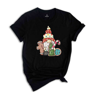Gnomes Christmas Cookie Shirt, Holiday T-Shirt, Christmas Gift, Cute Christmas Tee, Gnome Cookie Baker Clothes, Gift for Christmas