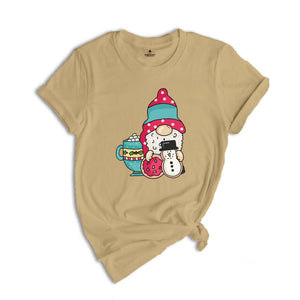 Gnomes Christmas Cookie Shirt, Holiday T-Shirt, Christmas Gift, Cute Christmas Tee, Gnome Cookie Baker Clothes, Gift for Christmas