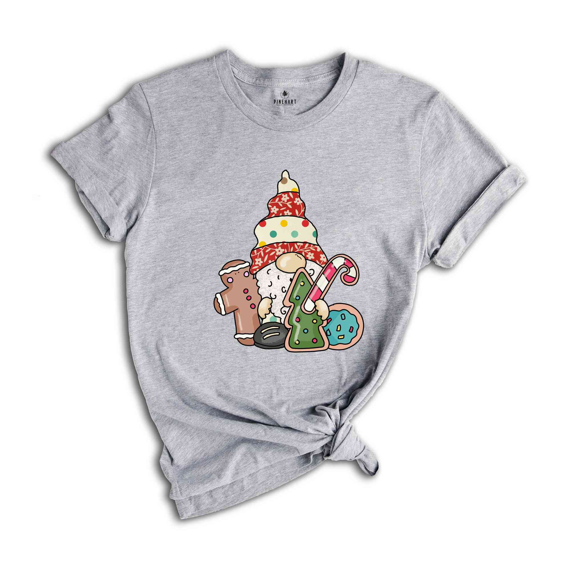 Gnomes Christmas Cookie Shirt, Holiday T-Shirt, Christmas Gift, Cute Christmas Tee, Gnome Cookie Baker Clothes, Gift for Christmas