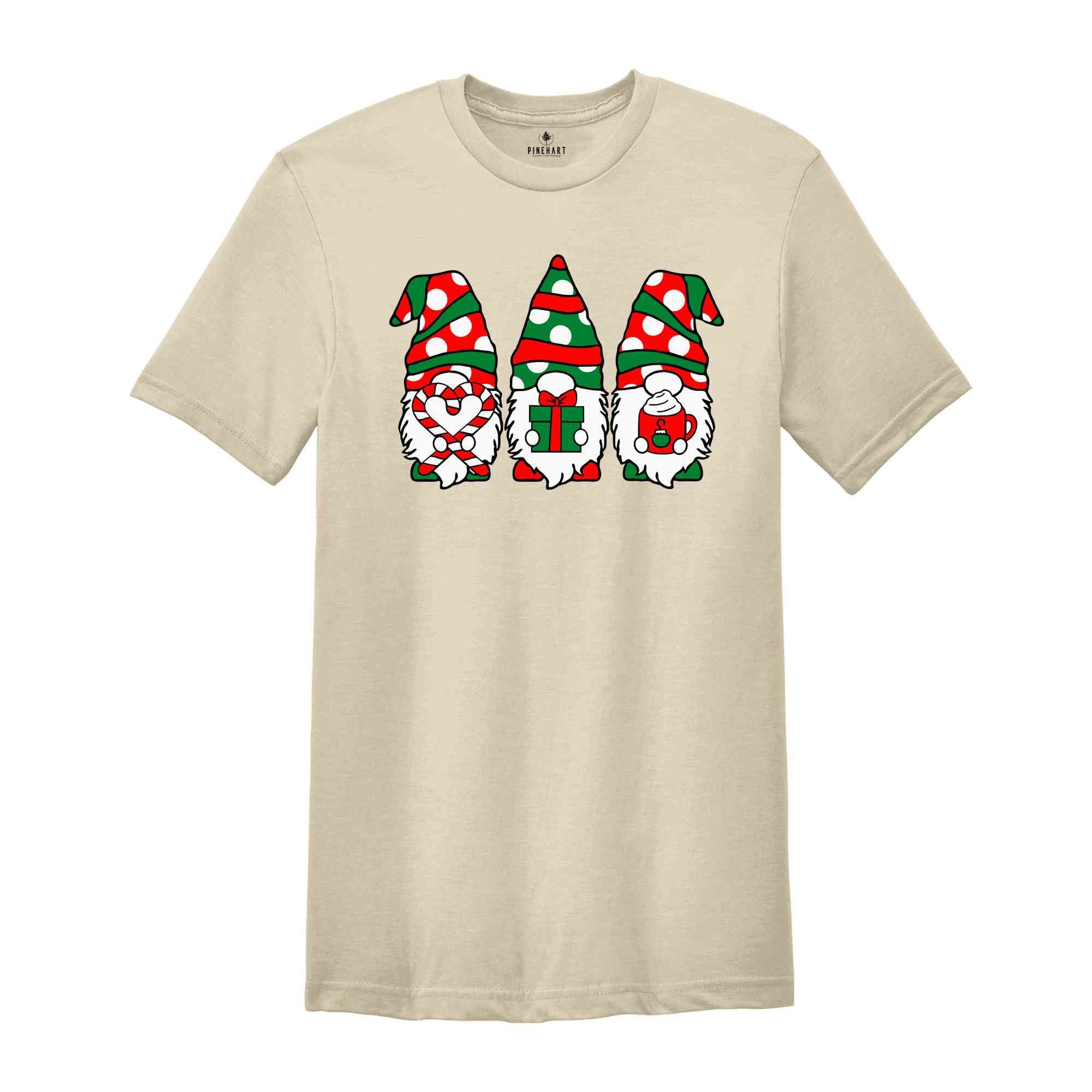 Gnomes Christmas Shirt, Cute Christmas T-Shirt, Holiday Shirt, Christmas Gift, Funny Christmas Shirt, Gnome Clothes, Gifts for Christmas