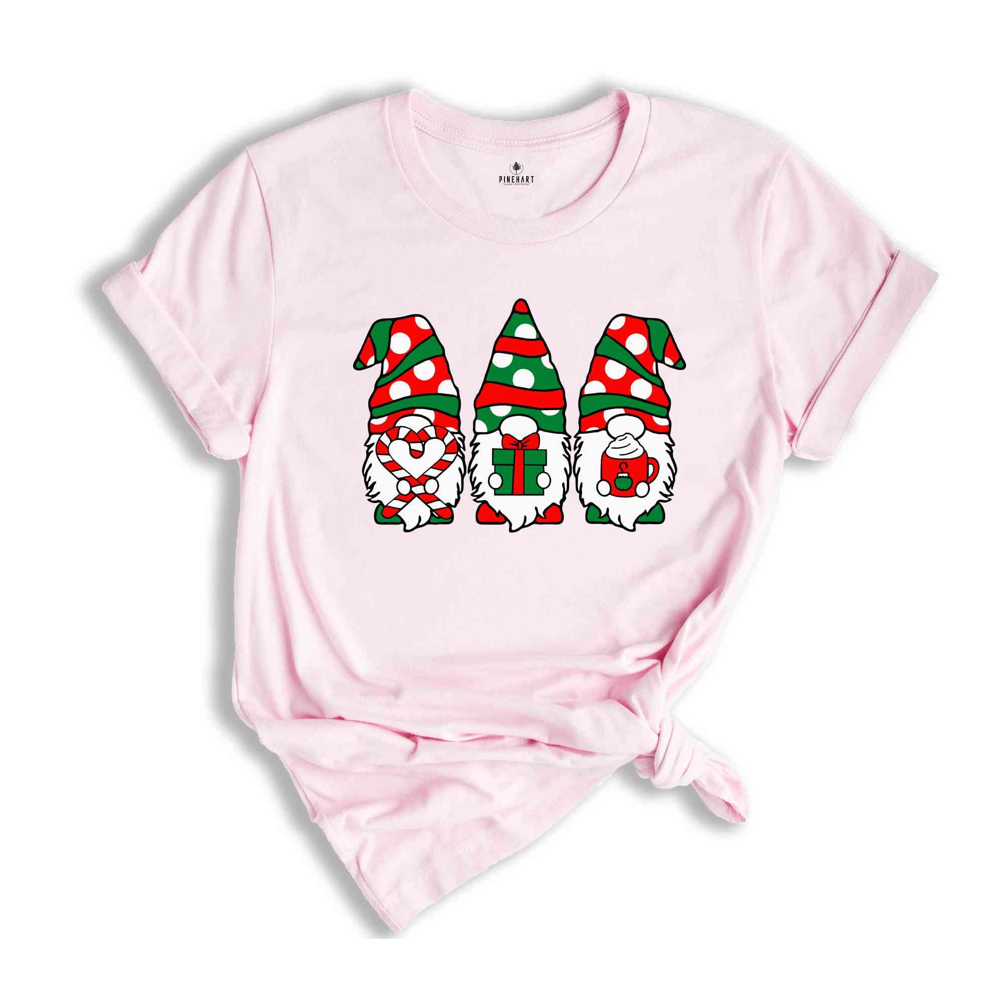 Gnomes Christmas Shirt, Cute Christmas T-Shirt, Holiday Shirt, Christmas Gift, Funny Christmas Shirt, Gnome Clothes, Gifts for Christmas