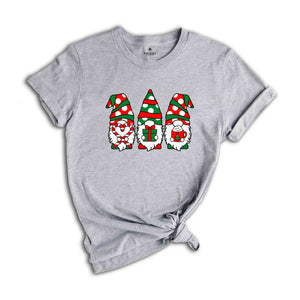 Gnomes Christmas Shirt, Cute Christmas T-Shirt, Holiday Shirt, Christmas Gift, Funny Christmas Shirt, Gnome Clothes, Gifts for Christmas