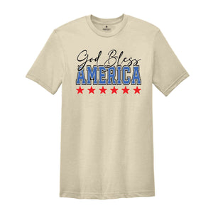 God Bless America T-Shirt, Retro America Shirt, Independence Day Tee, 4th Of July Shirt, 4th Of July Gifts