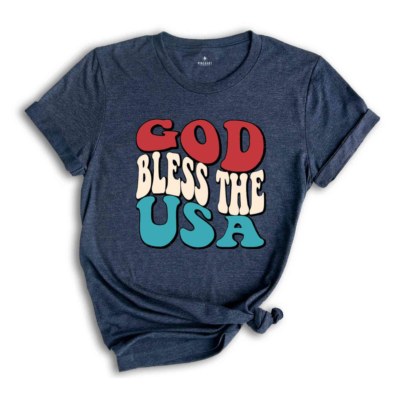 God Bless The Usa Shirt, 4th Of July Shirt, Summer Shirt, Independence Day Shirt, Fourth Of July Shirt, Freedom Shirt, God Shirt, Summer Tee