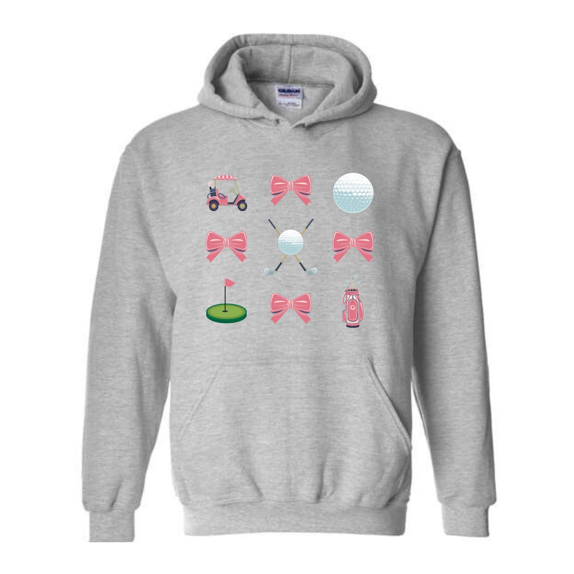 Golf Coquette Hoodie, Pink Coquette Hoodie, Golf Hoodie, Game Day Hoodie, Trendy Golf Hoodie, Cute Golf Hoodie, Golf Mama Hoodie