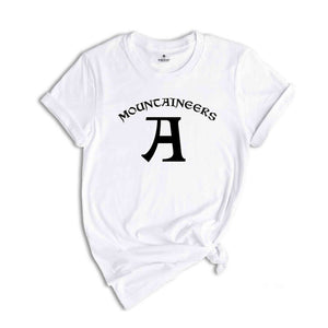 Gothic Mascot Shirt, Mountaineers Team Shirt, Mountaineers Football Shirt, Mountaineers Fan Shirt, Mountaineers School Shirt