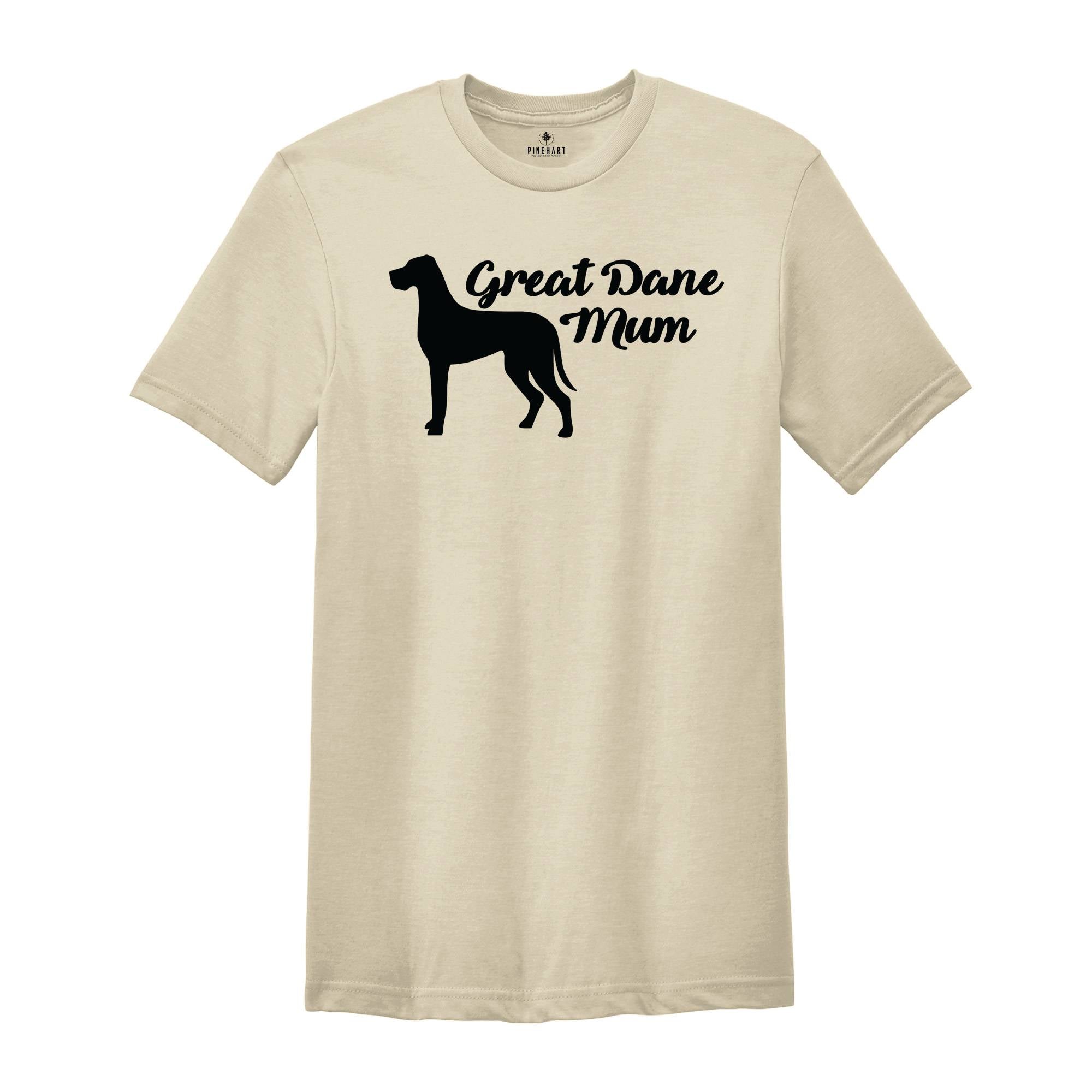 Great Dane Dog Mom T-Shirt, Great Dane Lover Gifts, Dog Shirt, Great Dane Mama, Dog Mom Gifts, Dog Mom Tee