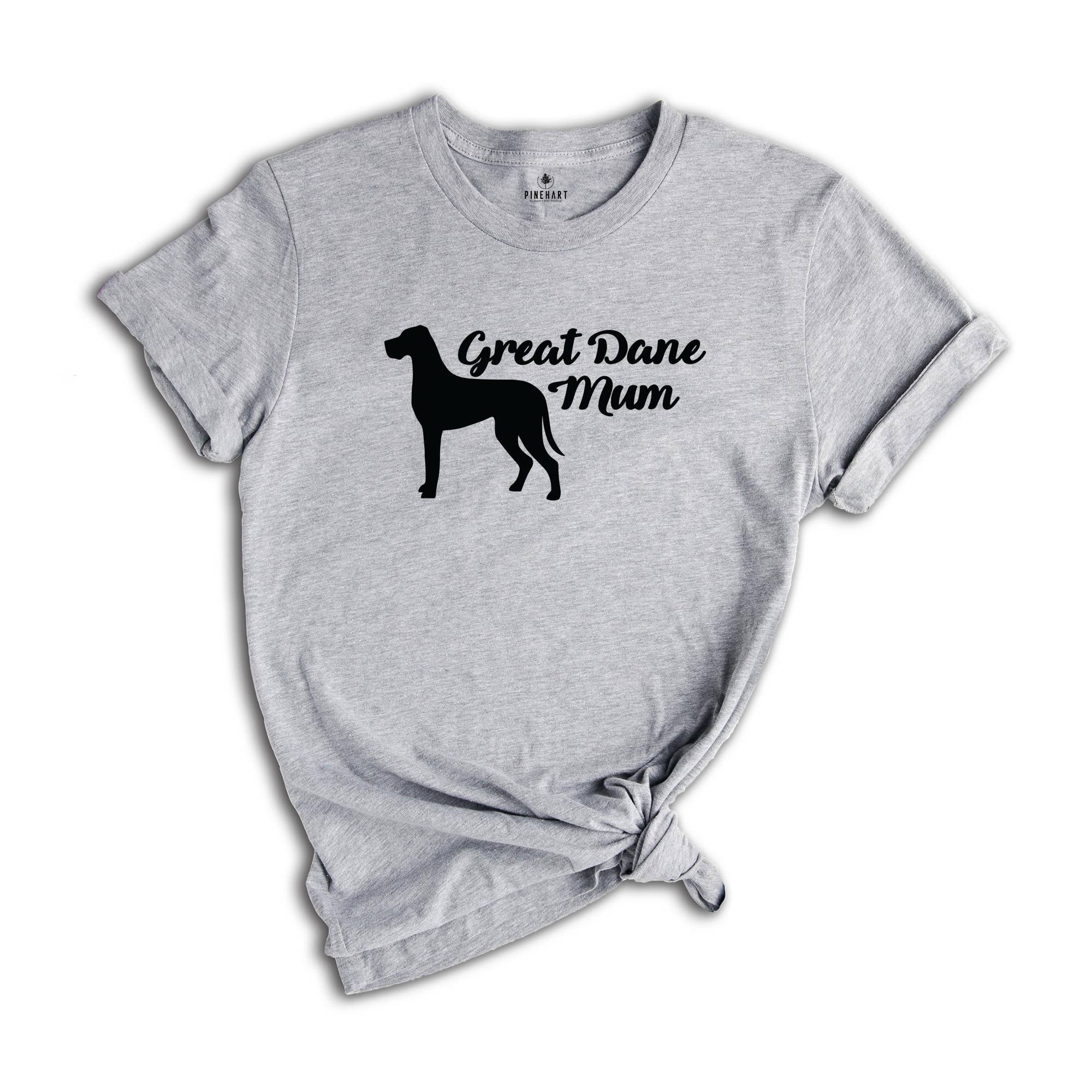 Great Dane Dog Mom T-Shirt, Great Dane Lover Gifts, Dog Shirt, Great Dane Mama, Dog Mom Gifts, Dog Mom Tee