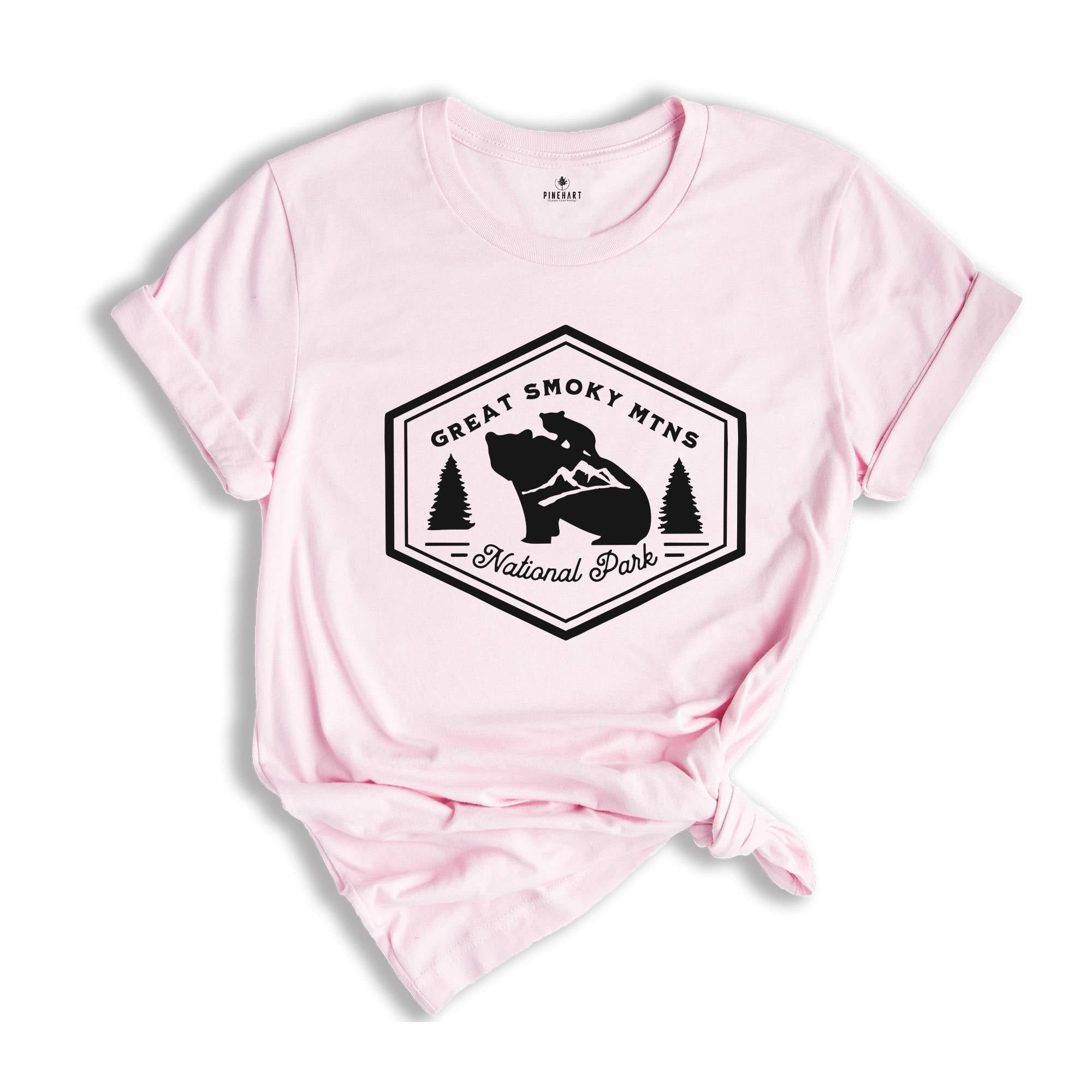 Great Smoky MTNS National Park Shirt, Great Smoky T-Shirt, Camping Shirt, Nature Lover Tee, Explore Shirt, Adventure Tee, Outdoor Shirt