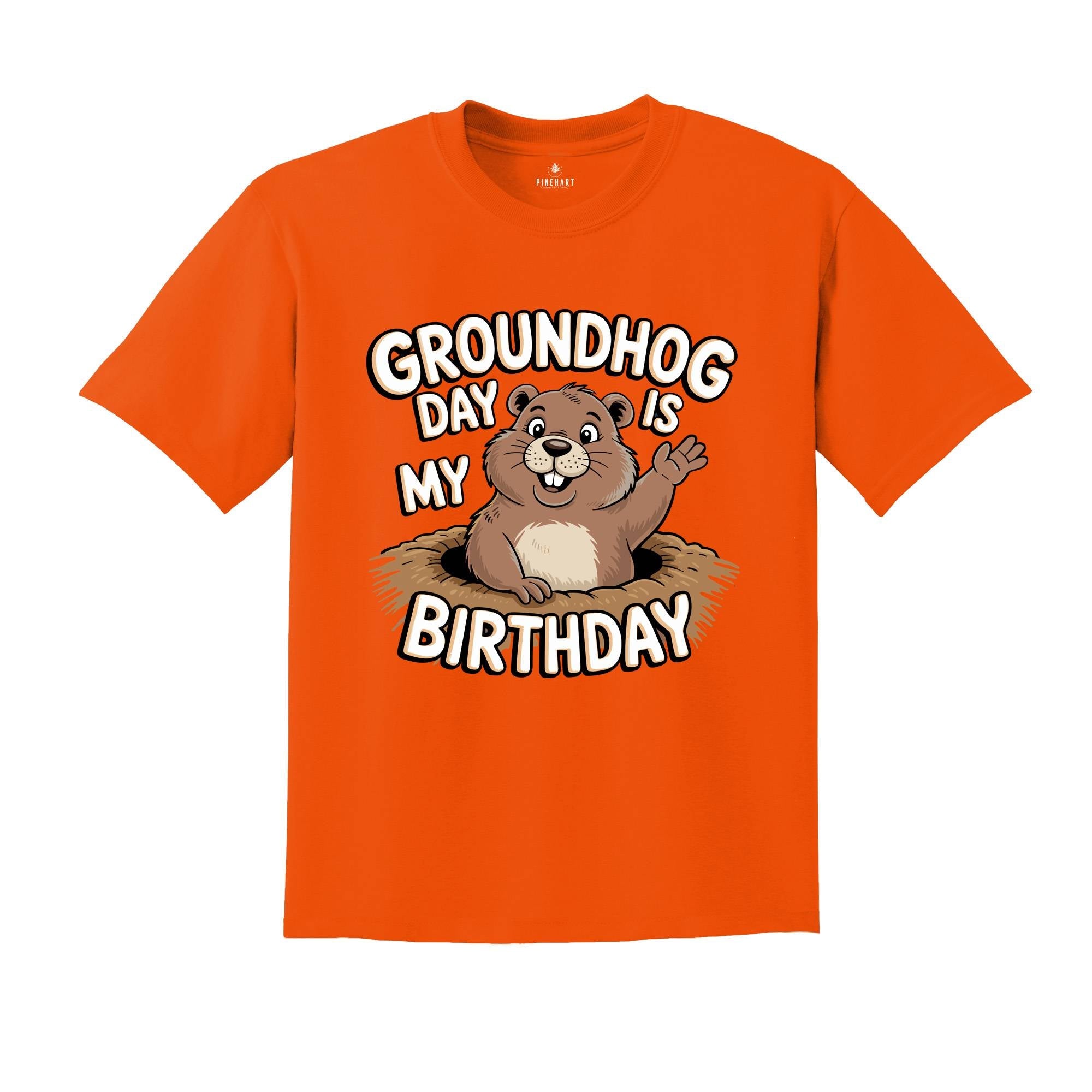Groundhog Day Is My Birthday Shirt, Groundhogs Lovers Gift, Groundhog Day Tees, Cute Woodchucks Shirt, Animal Shirt, Animal Gift