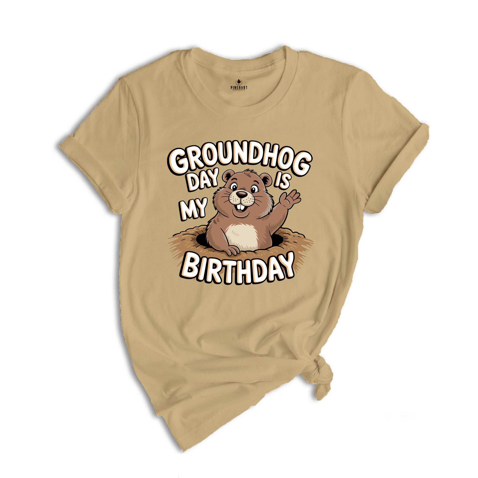 Groundhog Day Is My Birthday Shirt, Groundhogs Lovers Gift, Groundhog Day Tees, Cute Woodchucks Shirt, Animal Shirt, Animal Gift