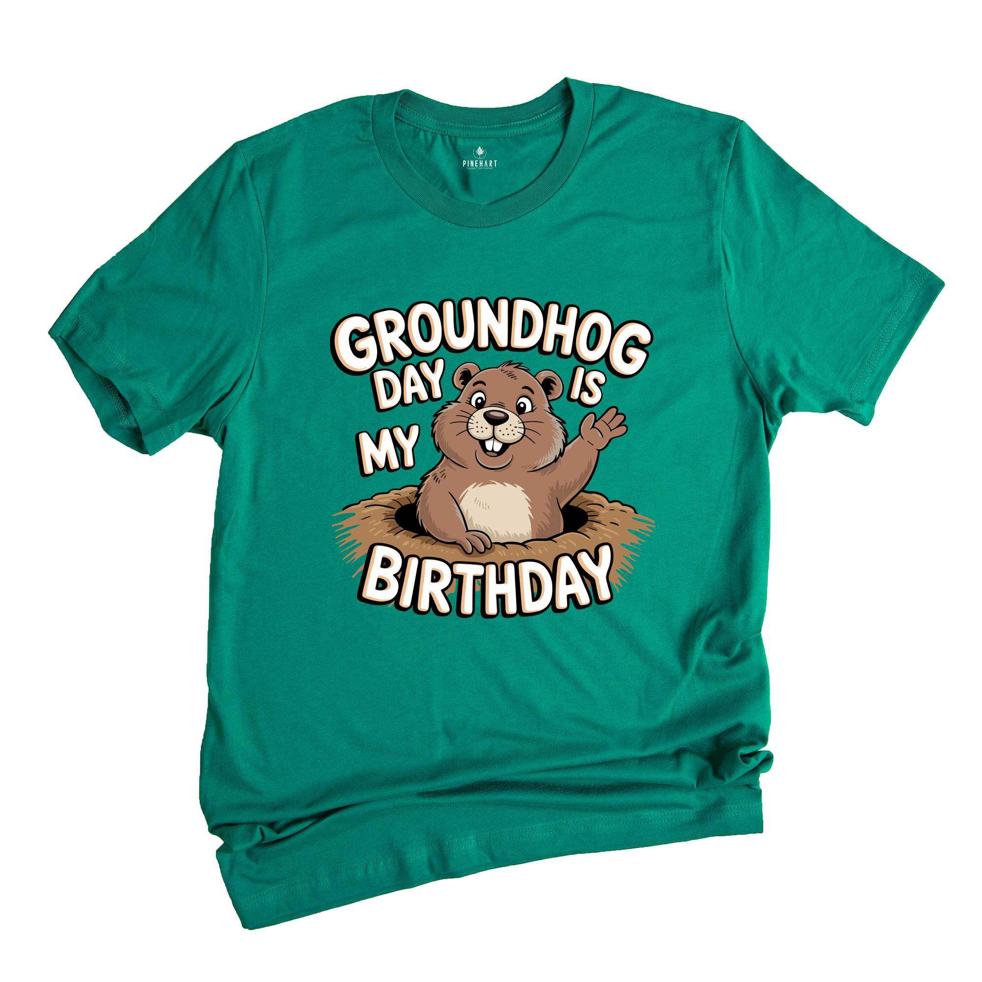 Groundhog Day Is My Birthday Shirt, Groundhogs Lovers Gift, Groundhog Day Tees, Cute Woodchucks Shirt, Animal Shirt, Animal Gift