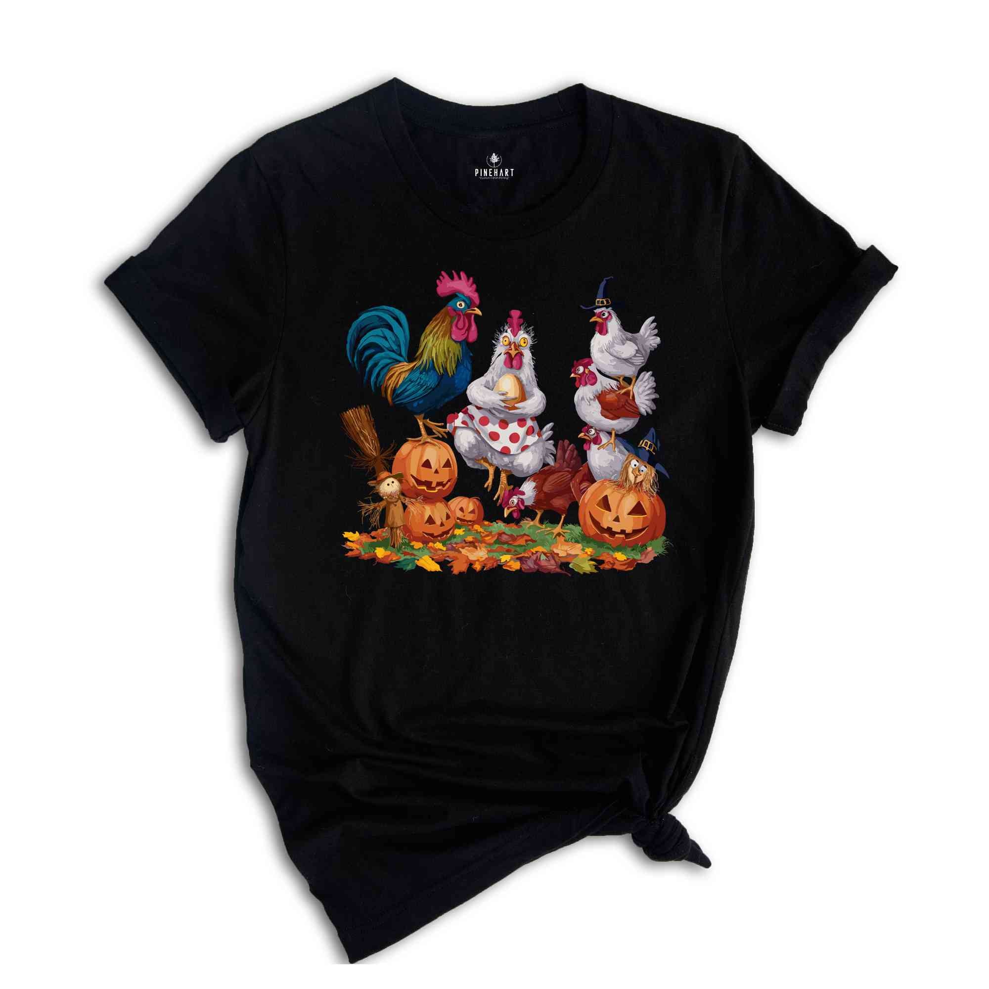 Halloween Chicken Shirt, Funny Halloween Shirt, Retro Halloween Shirt, Retro Fall Shirt, Halloween Western Shirt, Halloween Tee