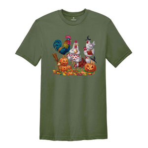 Halloween Chicken Shirt, Funny Halloween Shirt, Retro Halloween Shirt, Retro Fall Shirt, Halloween Western Shirt, Halloween Tee