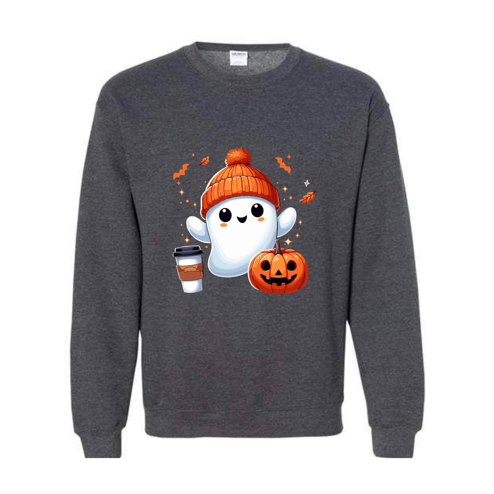 Halloween Ghost Sweatshirt, Cute Ghost Sweatshirt, Halloween T-shirt, Womens Halloween Shirt, Cute Fall Shirt, Spooky Season Sweatshirt