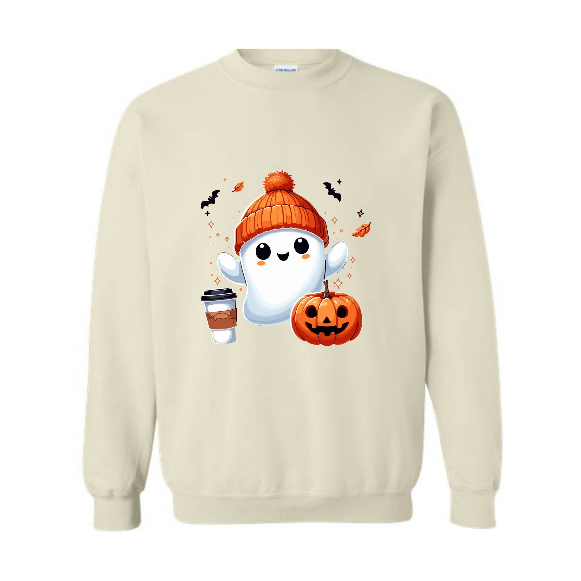 Halloween Ghost Sweatshirt, Cute Ghost Sweatshirt, Halloween T-shirt, Womens Halloween Shirt, Cute Fall Shirt, Spooky Season Sweatshirt