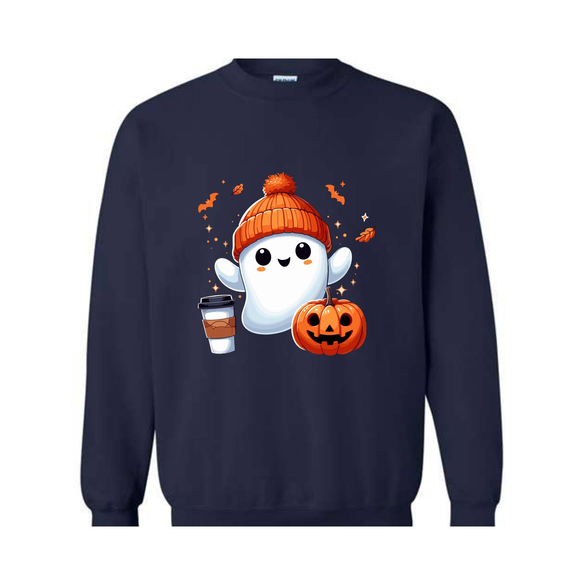 Halloween Ghost Sweatshirt, Cute Ghost Sweatshirt, Halloween T-shirt, Womens Halloween Shirt, Cute Fall Shirt, Spooky Season Sweatshirt