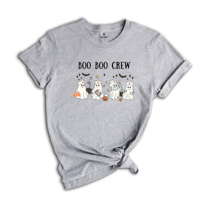 Halloween Nurse Shirt, Boo Boo Crew Shirt, Halloween Nursing Shirt, Funny Halloween T-Shirt, Cute Nurse Shirt, Ghost Nurse Tees