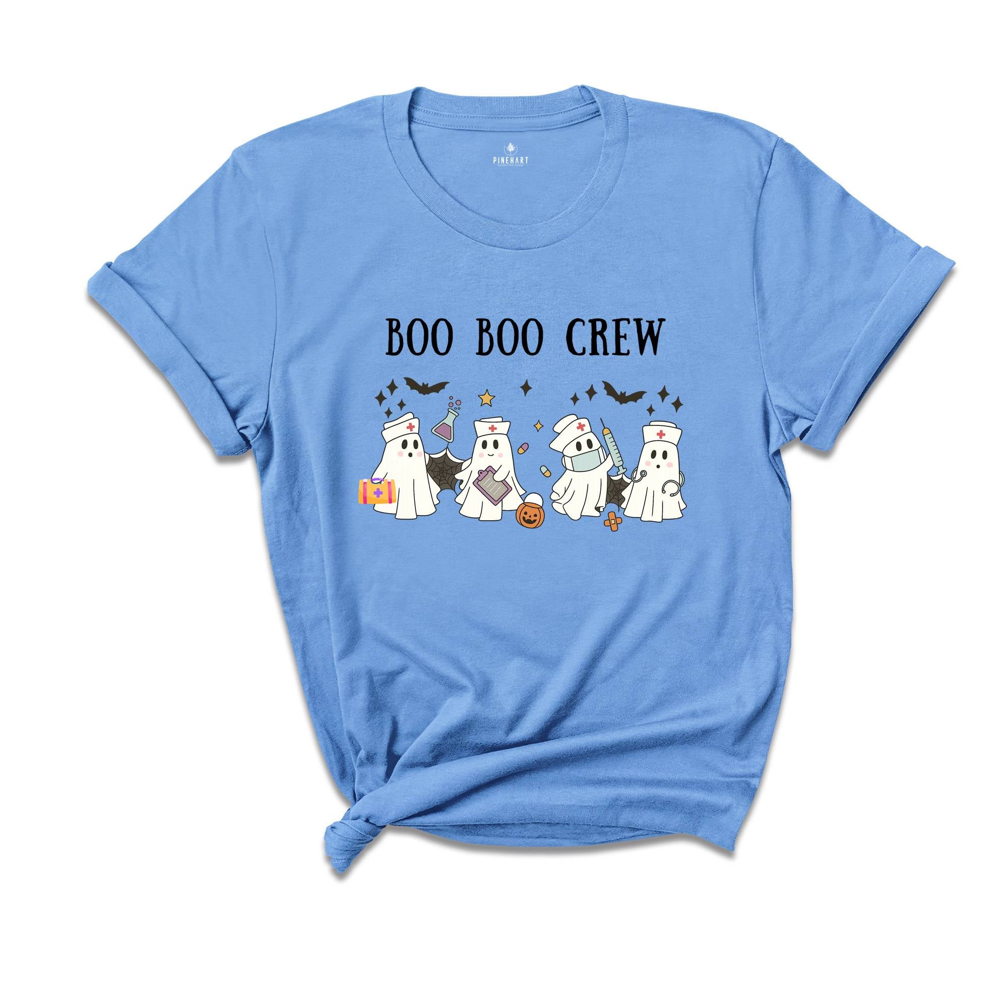 Halloween Nurse Shirt, Boo Boo Crew Shirt, Halloween Nursing Shirt, Funny Halloween T-Shirt, Cute Nurse Shirt, Ghost Nurse Tees