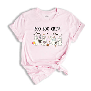 Halloween Nurse Shirt, Boo Boo Crew Shirt, Halloween Nursing Shirt, Funny Halloween T-Shirt, Cute Nurse Shirt, Ghost Nurse Tees