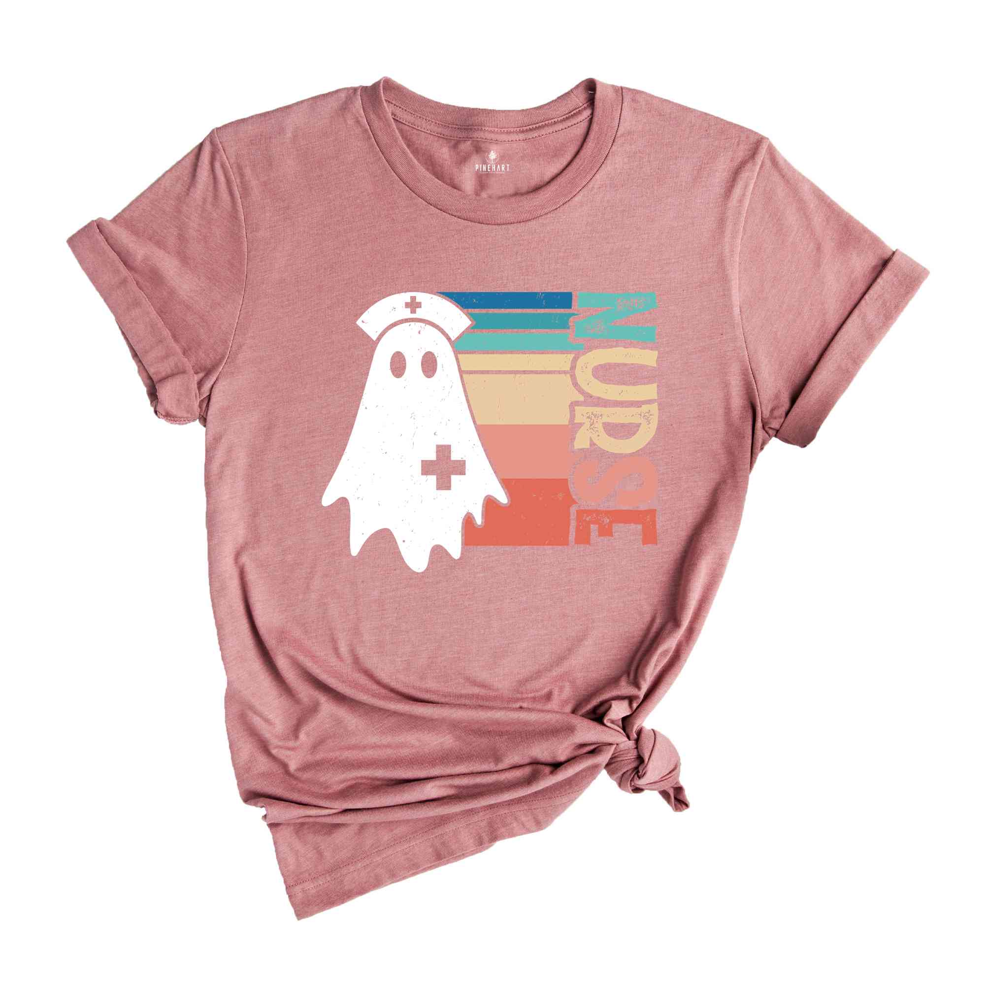 Halloween Nurse Shirt, Halloween Ghost Shirt, Halloween Gift, Nursing Shirt, Nurse Life Shirt, Halloween Gift For Nurse, Spooky Season Shirt