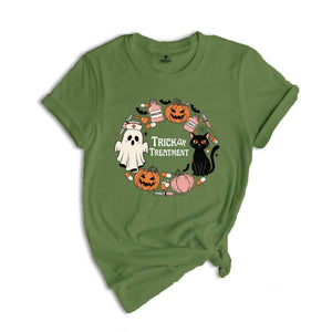 Halloween Nurse Shirt, Retro Spooky Nurse Gift for Women, Pumpkin Fall Nursing T-shirt, Hospital Ghost Boo Tee