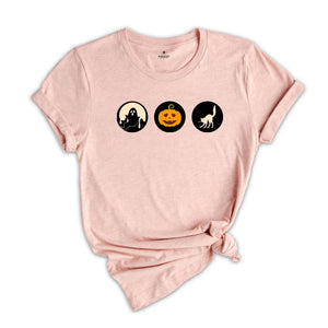 Halloween Sugar Cookie T-shirts, Retro Halloween Tee, Halloween Cookies Shirt, Pumpkin Shirts, Ghost Cat Pumpkin Shirt