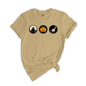 Halloween Sugar Cookie T-shirts, Retro Halloween Tee, Halloween Cookies Shirt, Pumpkin Shirts, Ghost Cat Pumpkin Shirt