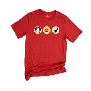Halloween Sugar Cookie T-shirts, Retro Halloween Tee, Halloween Cookies Shirt, Pumpkin Shirts, Ghost Cat Pumpkin Shirt