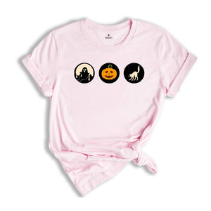 Halloween Sugar Cookie T-shirts, Retro Halloween Tee, Halloween Cookies Shirt, Pumpkin Shirts, Ghost Cat Pumpkin Shirt