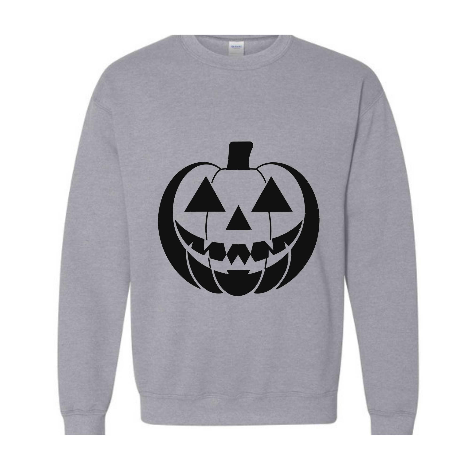 Halloween Sweatshirt, Pumpkin Face Crewneck, Funny Halloween crewneck, Jack O Lantern, Spooky Sweatshirt, Halloween Monster Sweater