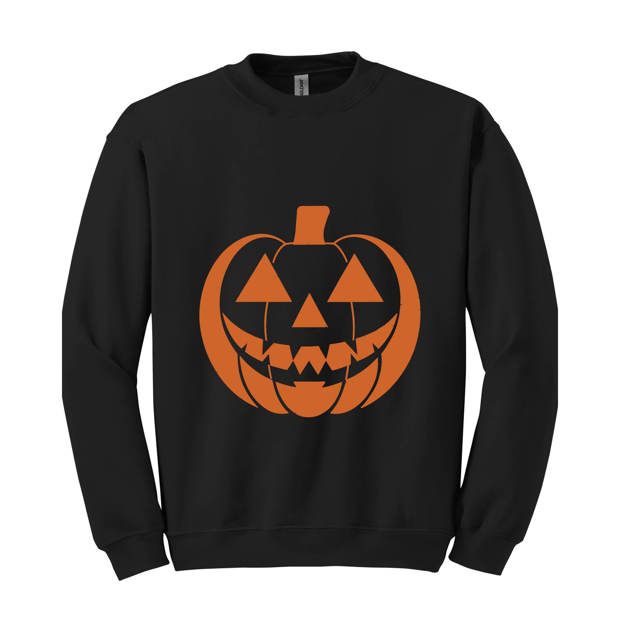 Halloween Sweatshirt, Pumpkin Face Crewneck, Funny Halloween crewneck, Jack O Lantern, Spooky Sweatshirt, Halloween Monster Sweater