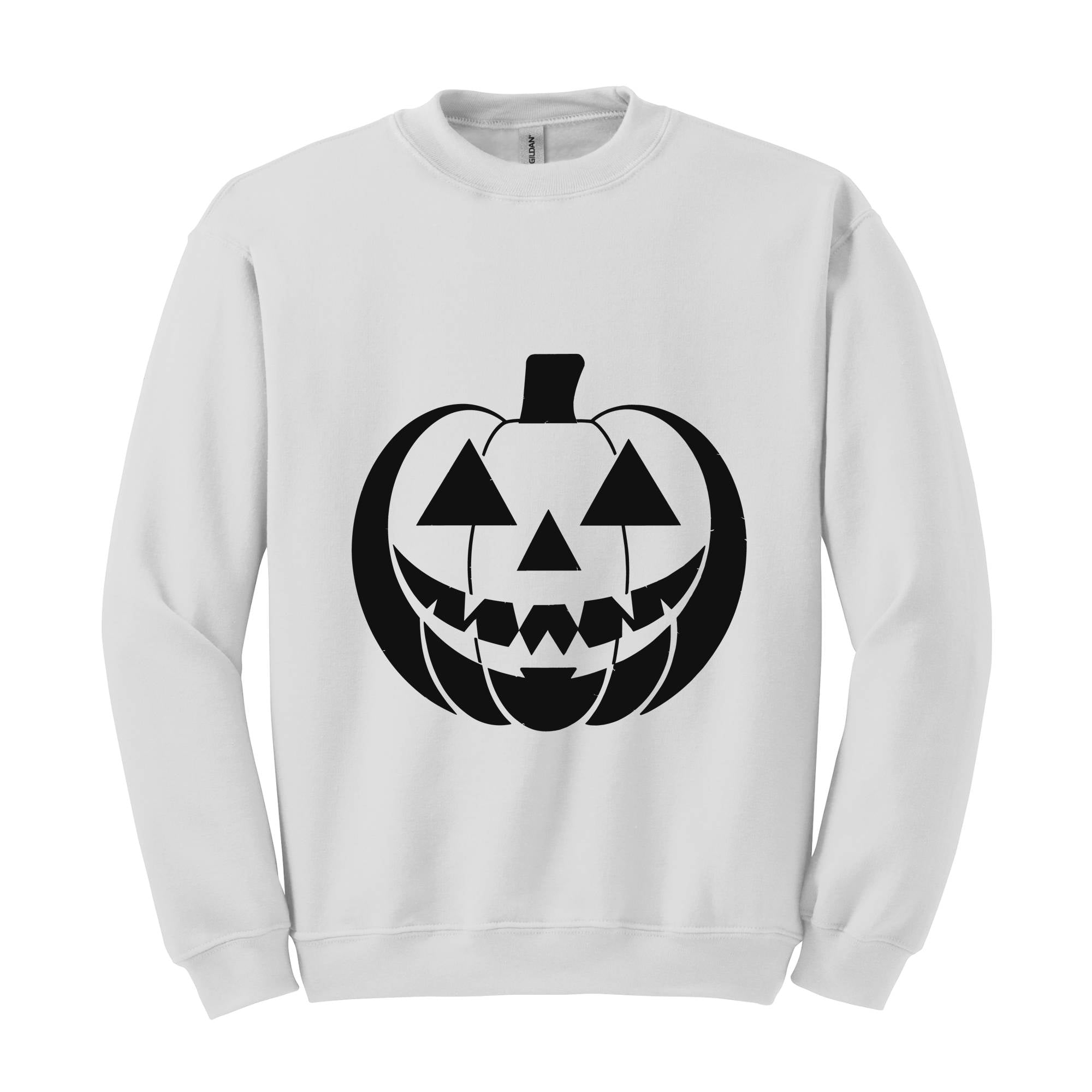 Halloween Sweatshirt, Pumpkin Face Crewneck, Funny Halloween crewneck, Jack O Lantern, Spooky Sweatshirt, Halloween Monster Sweater