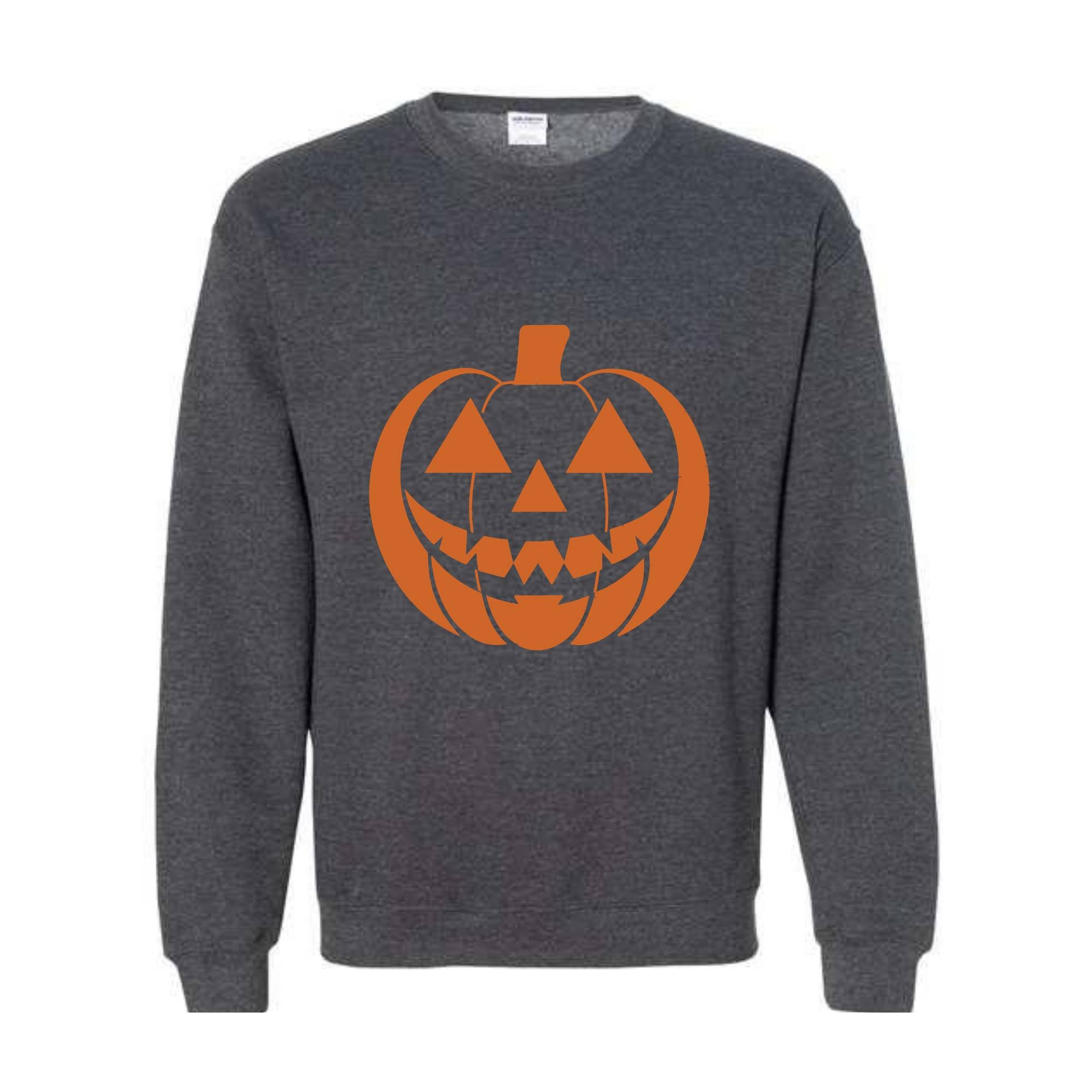 Halloween Sweatshirt, Pumpkin Face Crewneck, Funny Halloween crewneck, Jack O Lantern, Spooky Sweatshirt, Halloween Monster Sweater