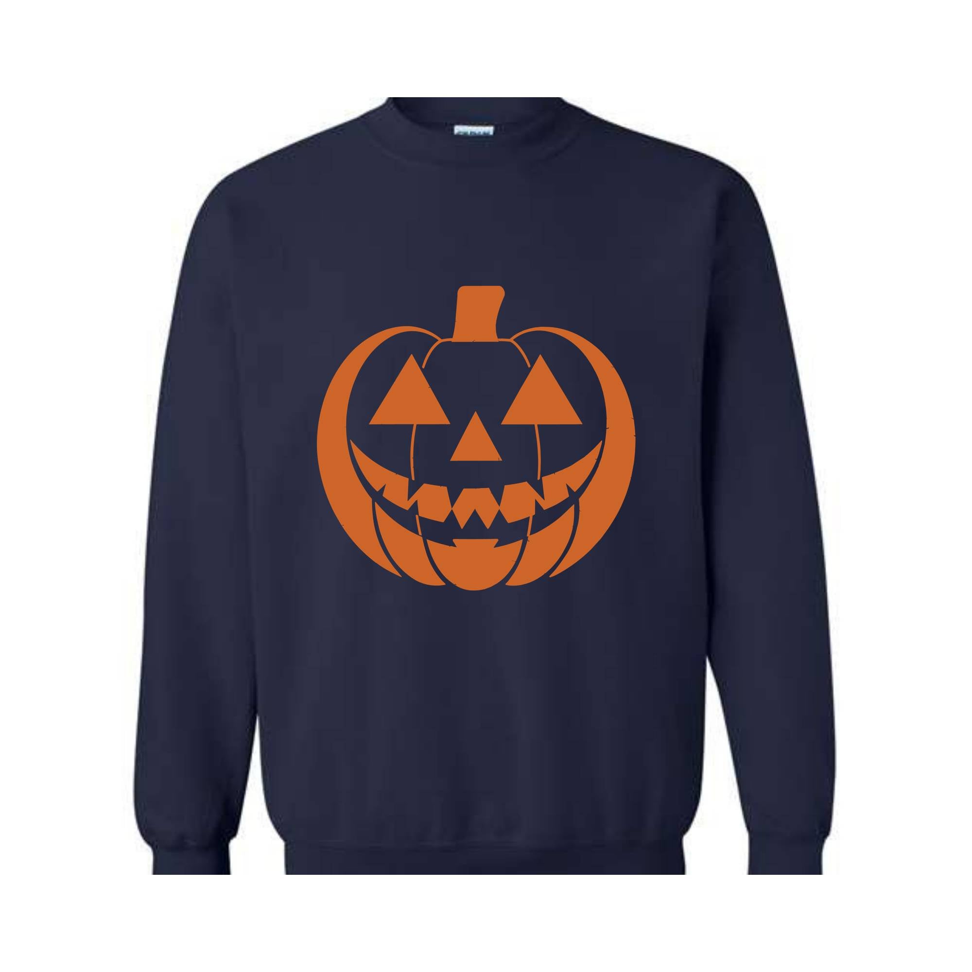 Halloween Sweatshirt, Pumpkin Face Crewneck, Funny Halloween crewneck, Jack O Lantern, Spooky Sweatshirt, Halloween Monster Sweater