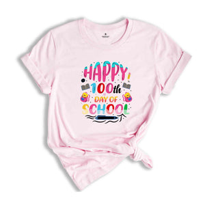 Happy 100th Day Of School Shirt, School Appreciation, Teacher Shirt, 100th Day Of School Gift, School Shirt, Back To School Shirt