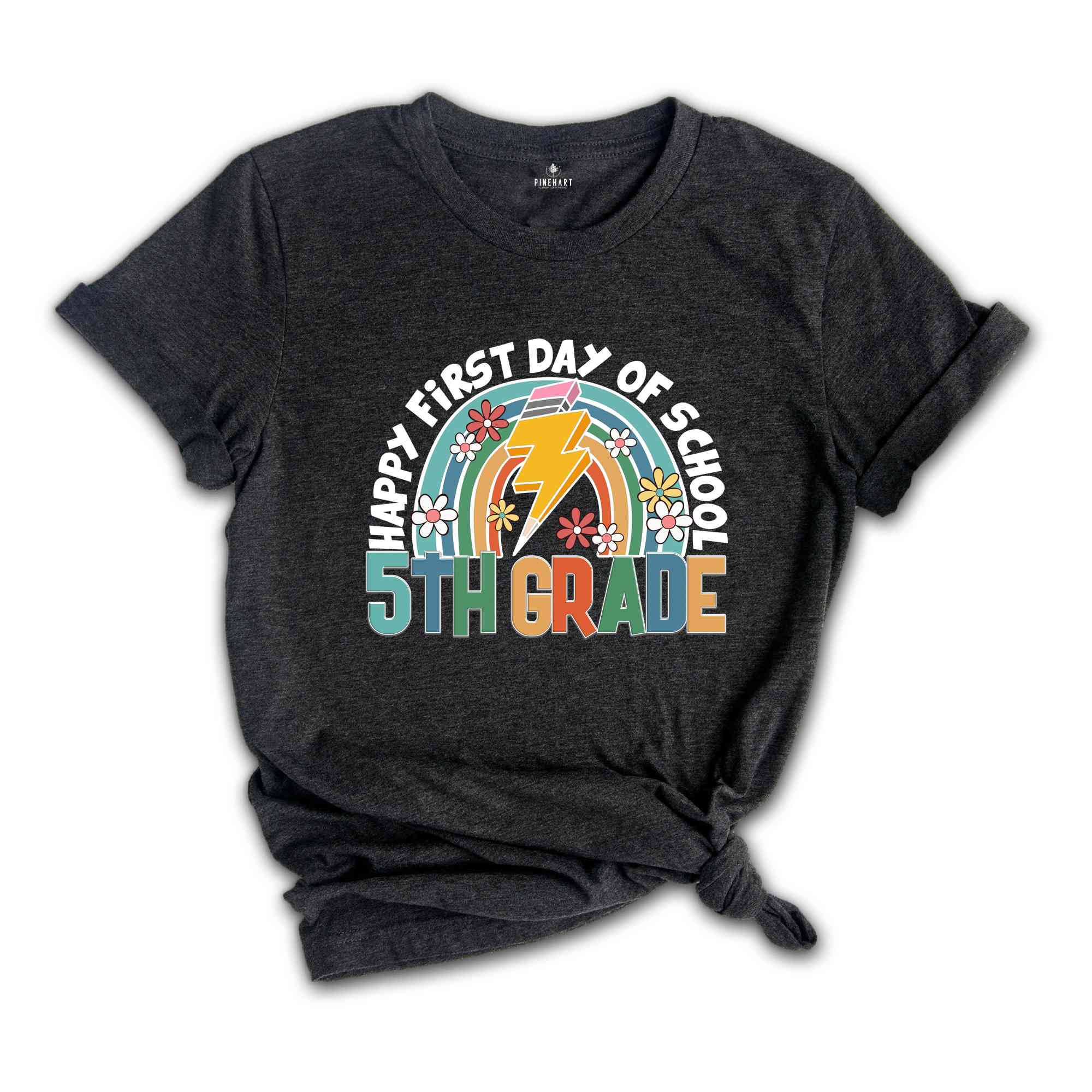Happy First Day Of School Shirt, 5th Grade Shirt, 5th Grade Teacher, 5th Grade Gift, Back To School Shirt, Retro School Shirt, Teacher Gift