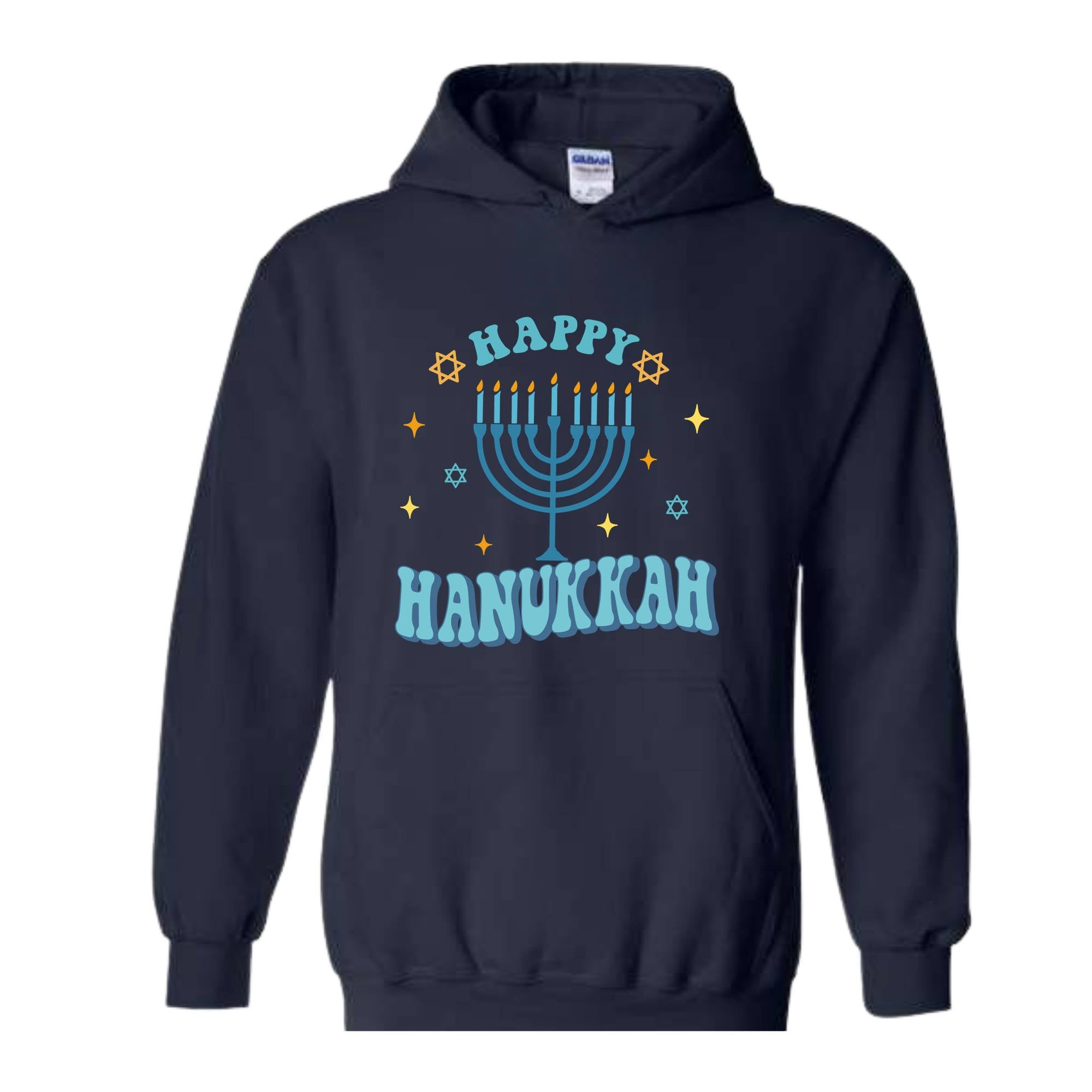 Happy Hanukkah Hoodie, Funny Christmas Hoodie, Holiday Sweater, Merry Chrismukkah Hoodie, Hanukkah Gift