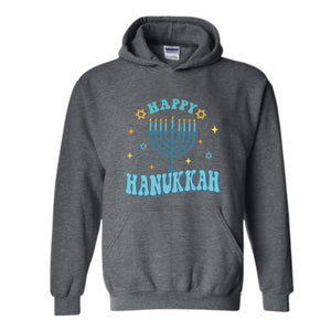 Happy Hanukkah Hoodie, Funny Christmas Hoodie, Holiday Sweater, Merry Chrismukkah Hoodie, Hanukkah Gift