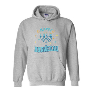 Happy Hanukkah Hoodie, Funny Christmas Hoodie, Holiday Sweater, Merry Chrismukkah Hoodie, Hanukkah Gift