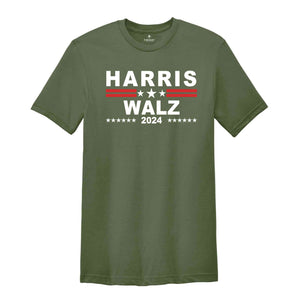 Harris Walz 2024 T-Shirt, Democrat Shirt, Madam Vice President Tee, USA Elections Gifts, Kamala 2024 Shirt