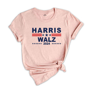 Harris Walz 2024 T-Shirt, Democrat Shirt, Madam Vice President Tee, USA Elections Gifts, Kamala 2024 Shirt