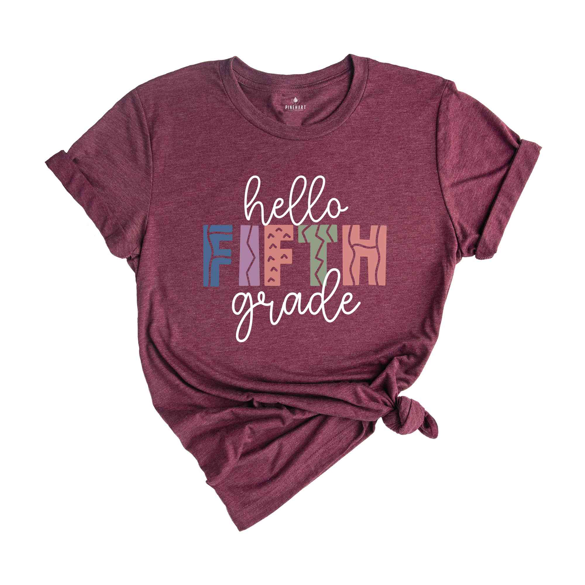 Hello Fifth Grade Shirt, Back To School Shirt, First Day Of School Shirt, Hello School Shirt, Grade Shirt, Teacher Shirt, School Shirt