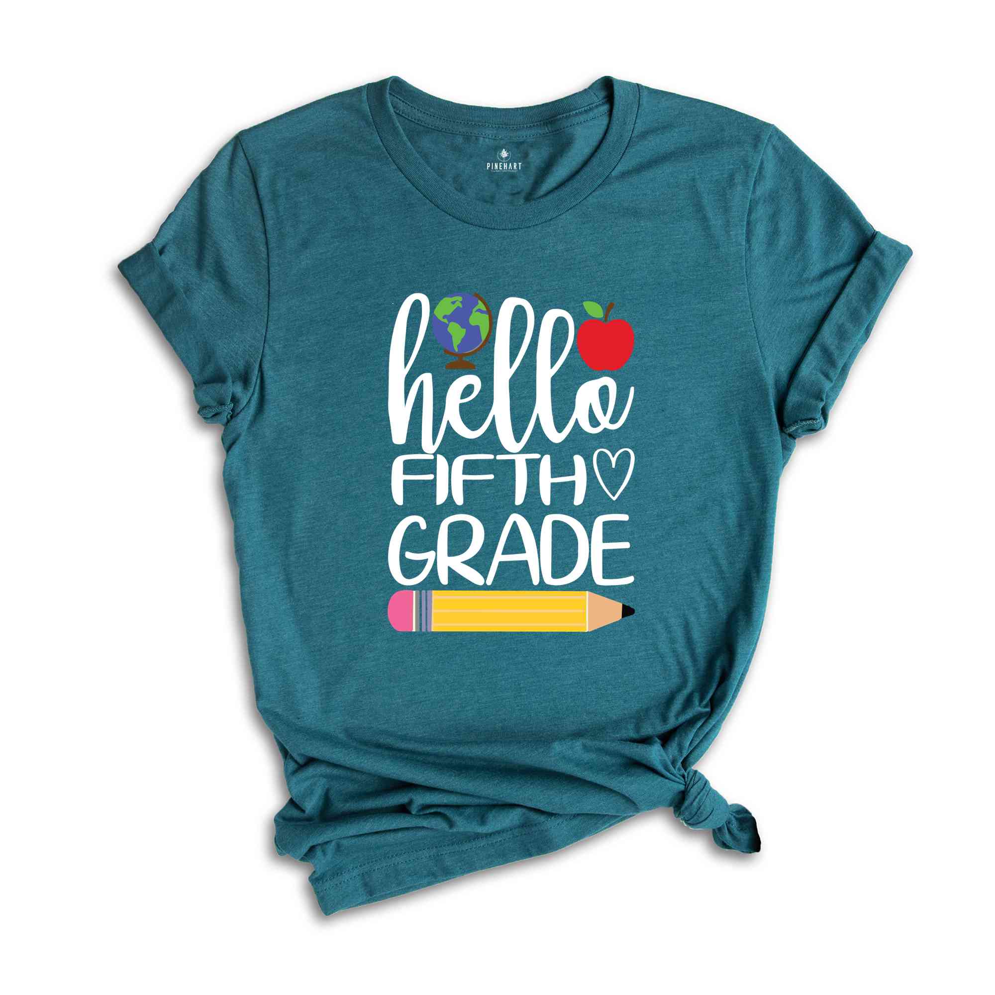 Hello Fifth Grade Shirt, Fifth Grade Teacher Shirt, Teacher Gift, Gift for Teachers, 5th Grade, Fifth Grade Teacher,Back to School Shirt