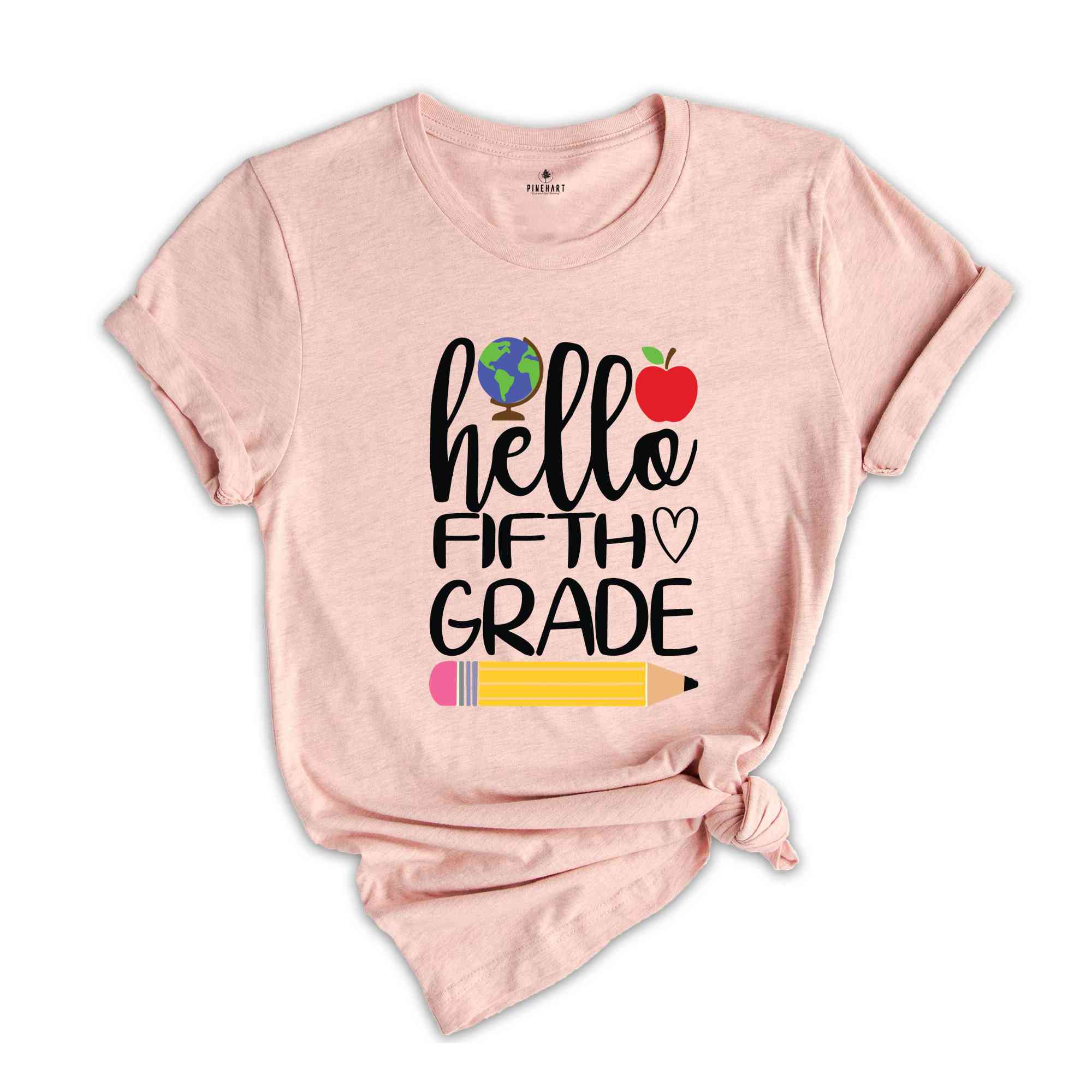 Hello Fifth Grade Shirt, Fifth Grade Teacher Shirt, Teacher Gift, Gift for Teachers, 5th Grade, Fifth Grade Teacher,Back to School Shirt