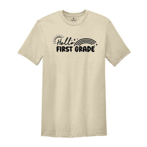 Hello First Grade Shirt, Back To School Shirt, Cute Back To School Shirt, Tie Dye Shirt, First Day Of School, First Grade Outfit