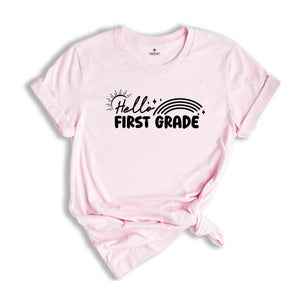 Hello First Grade Shirt, Back To School Shirt, Cute Back To School Shirt, Tie Dye Shirt, First Day Of School, First Grade Outfit