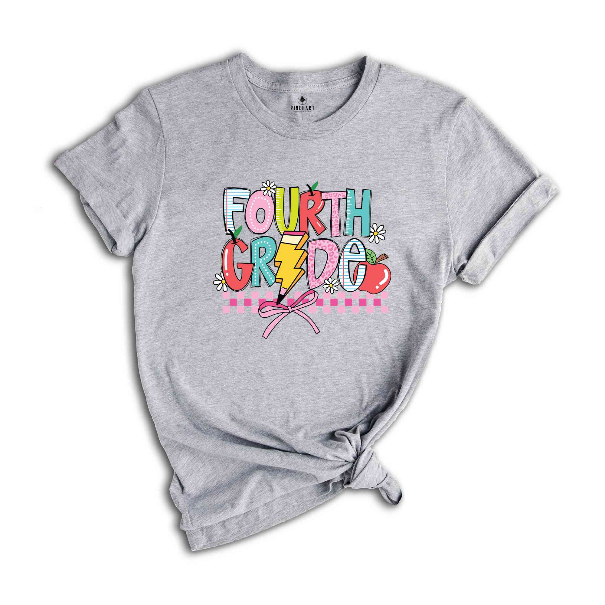 Hello Fourth Grade Shirt, 4th Grade Shirt, Back To School Shirt, Fourth Grade Gift, Fourth Day Of School Shirt, Fourth Grade Teacher Shirt